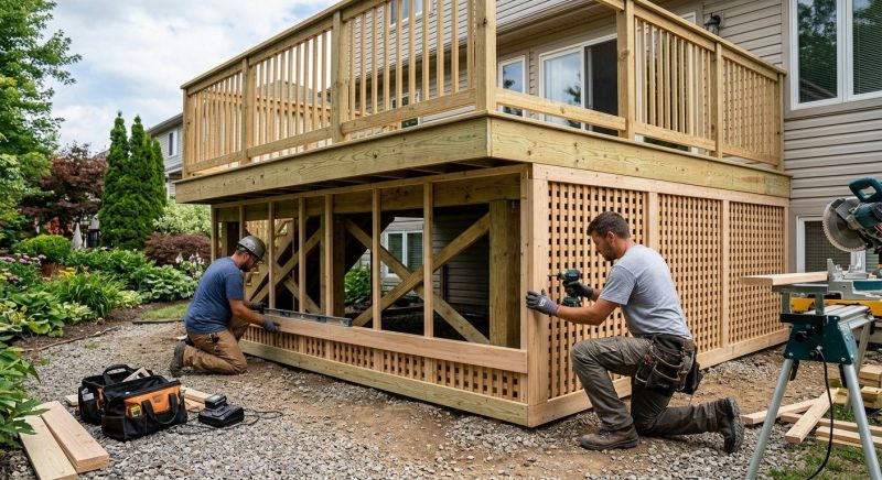 Deck Skirting Installation in Kansas City, KS
