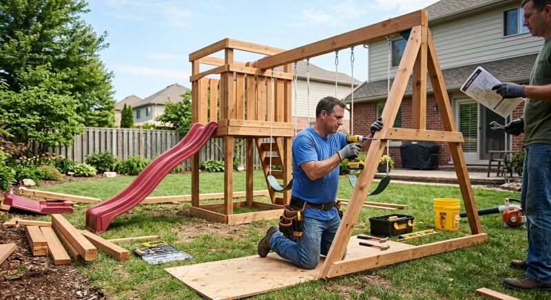 Playground Set Assembly in Kansas City, KS