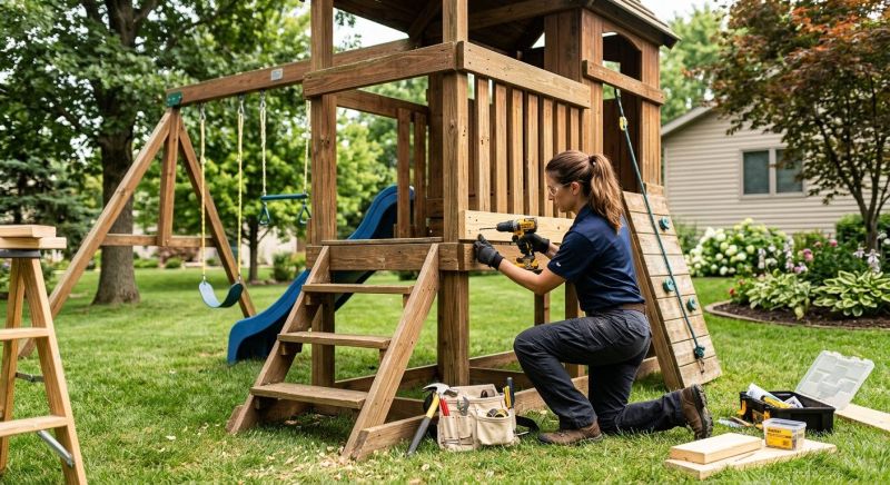 Playset Repair in Kansas City, KS