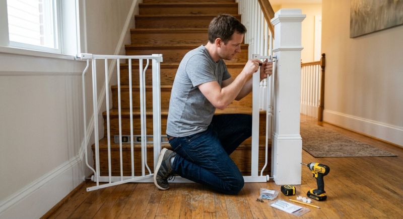 Toddler Gate Installation in Conroe, TX