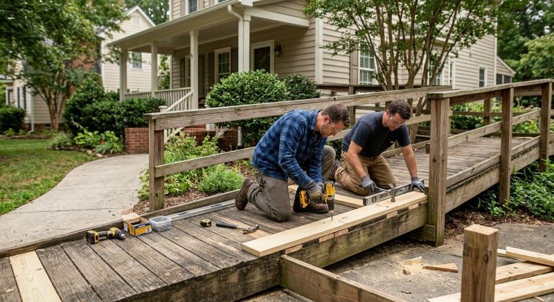 Wood Ramp Repair in Kansas City, KS