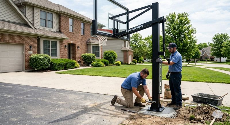 Basketball Goal Installation in Kansas City, KS