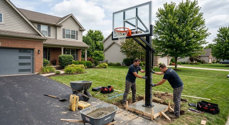 Basketball Goal Installation in Kansas City, KS
