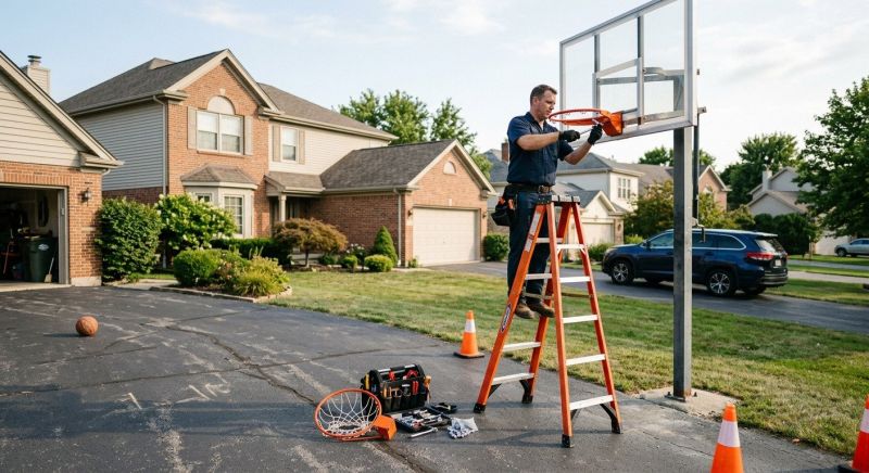 Basketball Goal Repair in Kansas City, KS