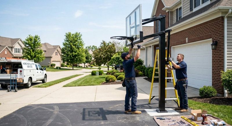 Basketball Hoop Installation in Kansas City, KS