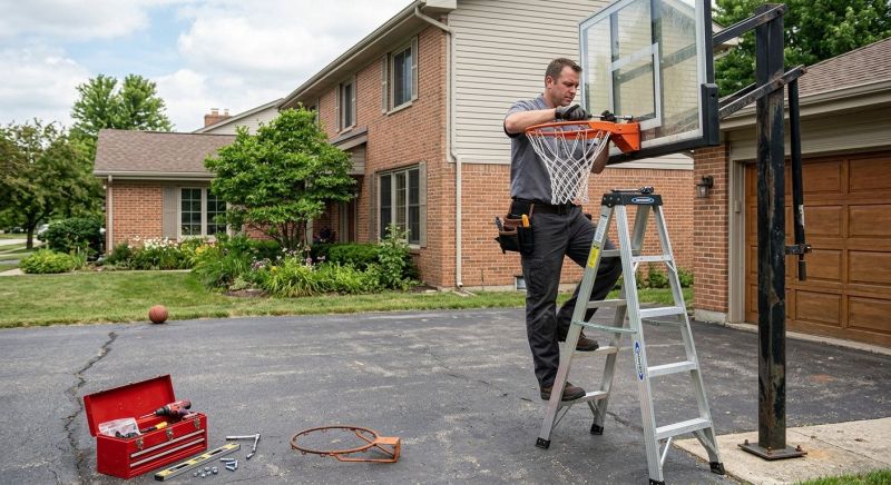 Basketball Rim Repair in Kansas City, KS