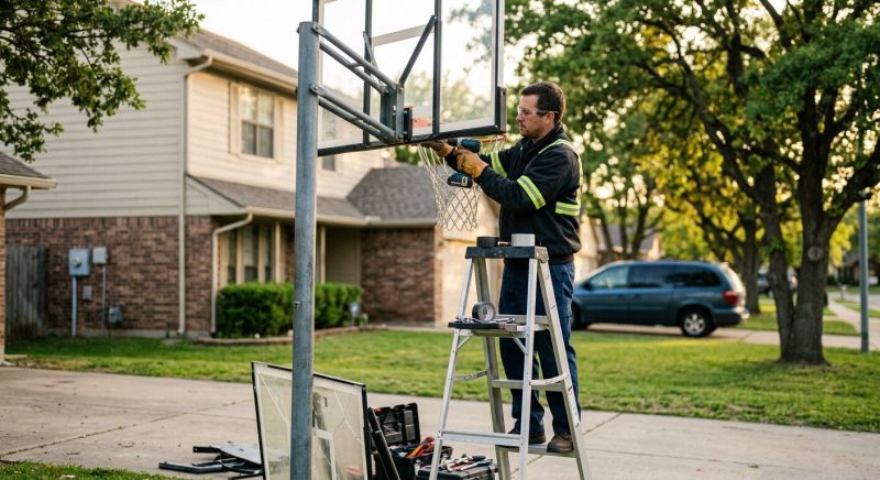 Basketball Rim Repair in Kansas City, KS