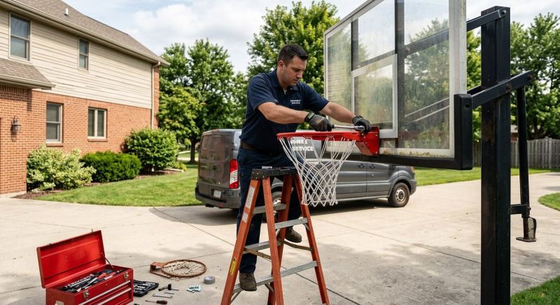 Basketball Rim Repair in Kansas City, KS