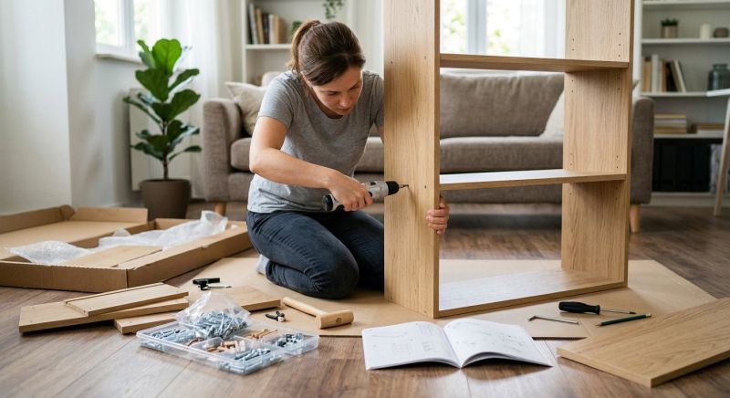 Bookcase Assembly in Overland Park, KS