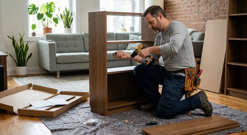Bookshelf Assembly in Longmont, CO