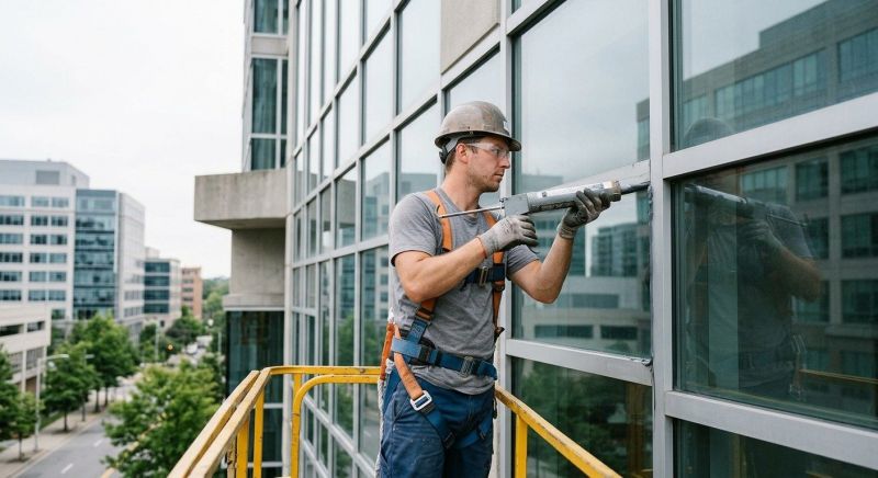 Commercial Window Caulking in Kansas City, KS