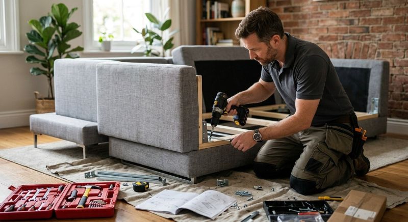 Couch Assembly in Denver, CO