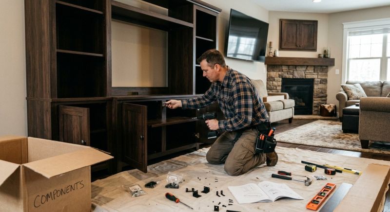 Entertainment Center Assembly in Denver County, CO