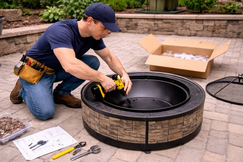 Fire Pit Assembly Service in Kansas City, KS