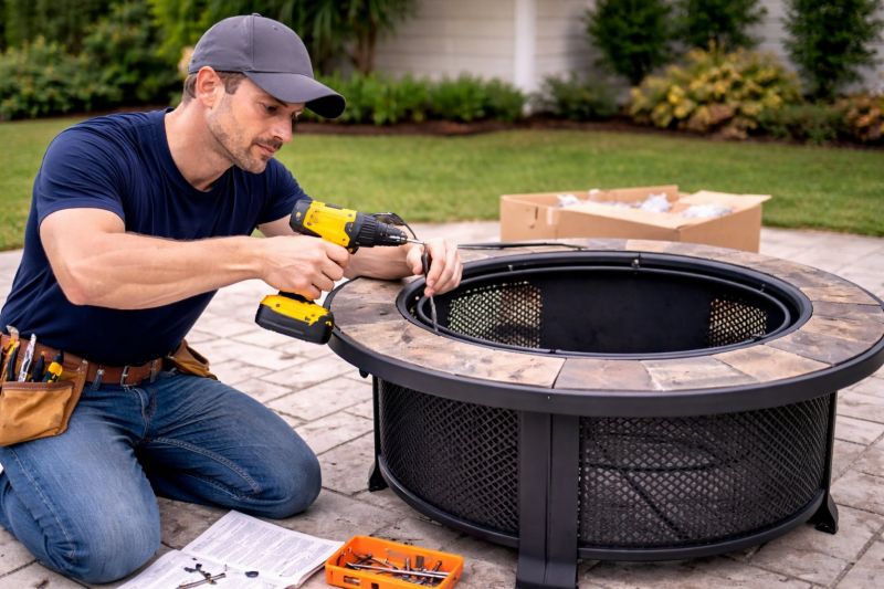 Fire Pit Assembly Service in Kansas City, KS