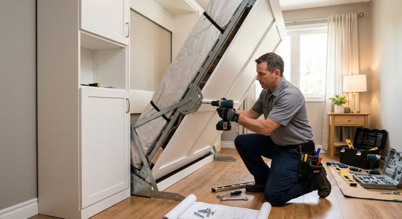 Fold Down Bed Installation in Kansas City, KS