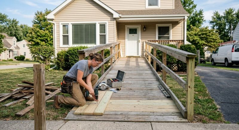 Handicap Ramp Repair in Kansas City, KS