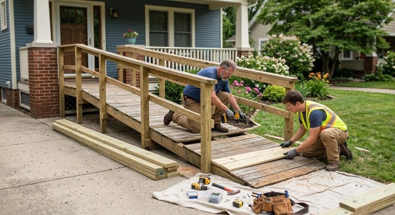 Handicap Ramp Repair in Littleton, CO