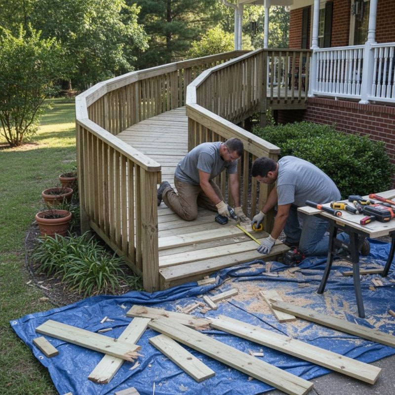 Handicap Ramp Repair in Olathe, KS