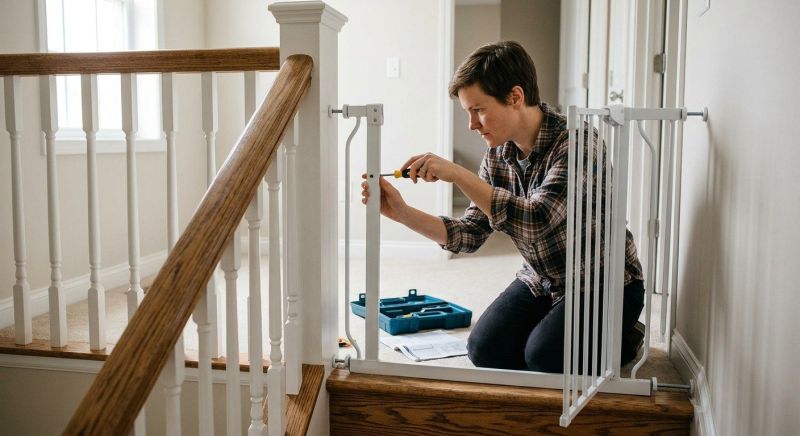 Infant Gate Installation in Littleton, CO
