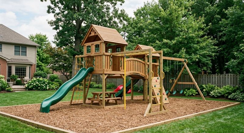Jungle Gym Installation in Kansas City, KS
