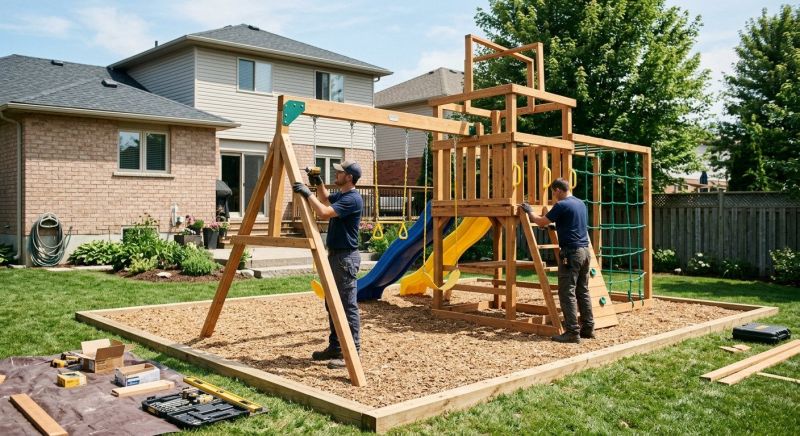 Jungle Gym Installation in Kansas City, KS