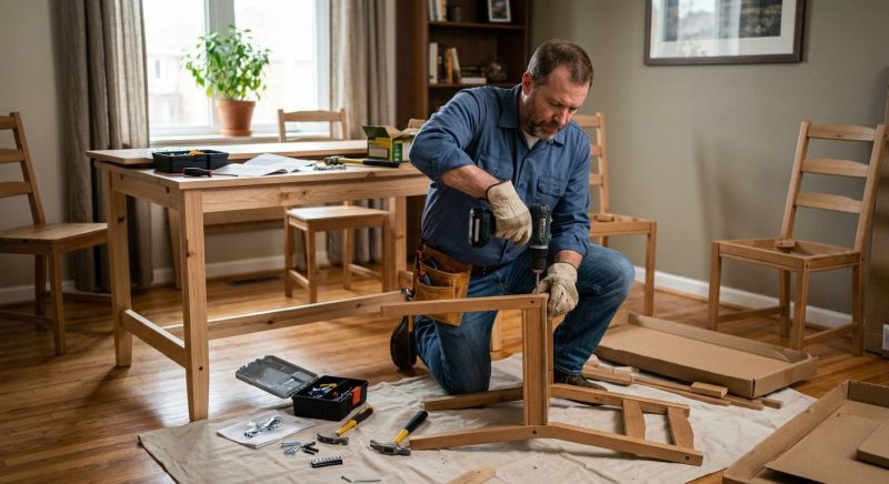 Kitchen Table Assembly in Denver, CO