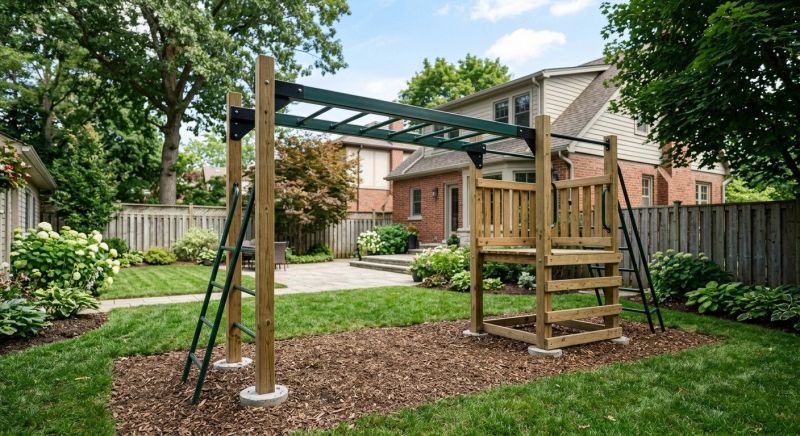 Monkey Bars Installation in Kansas City, KS