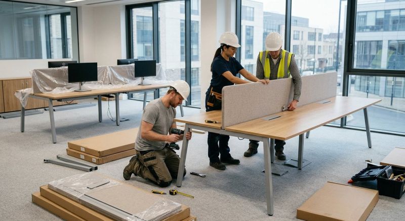 Office Desk Assembly in Denver County, CO
