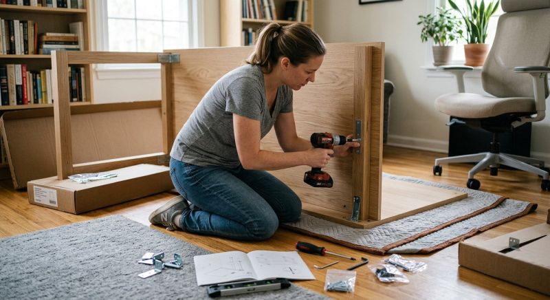 Office Desk Assembly in Denver County, CO
