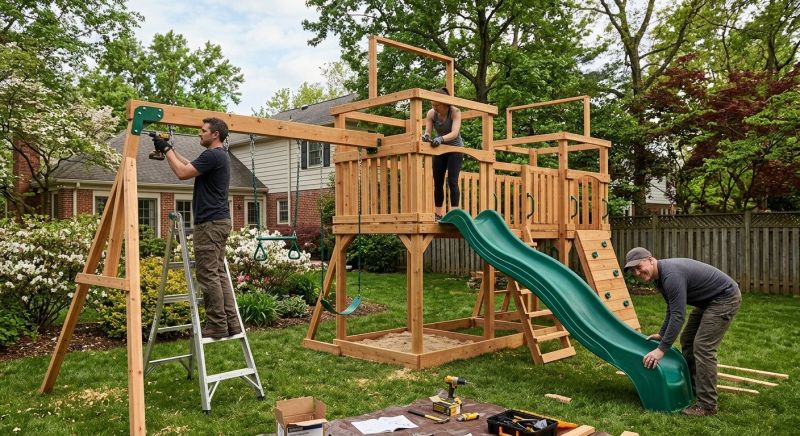 Play Set Installation in Kansas City, KS