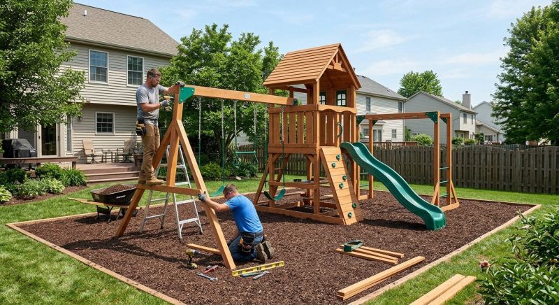 Play Set Installation in Kansas City, KS