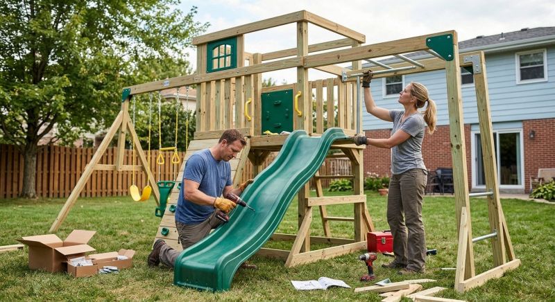 Playground Equipment Assembly in Kansas City, KS