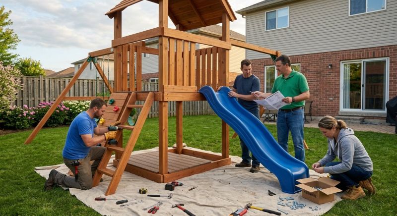 Playground Equipment Assembly in Kansas City, KS