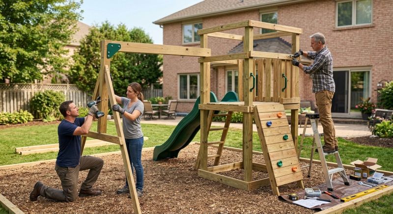 Playground Set Assembly in Kansas City, KS