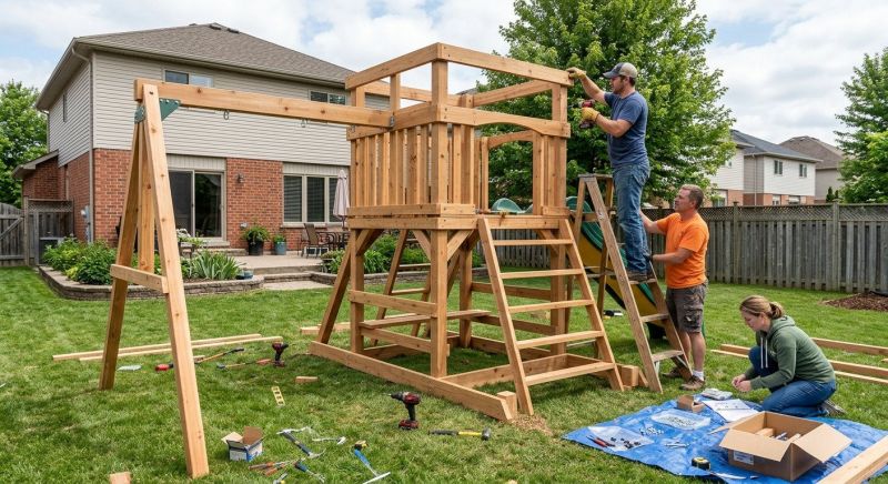 Playground Set Assembly in Kansas City, KS