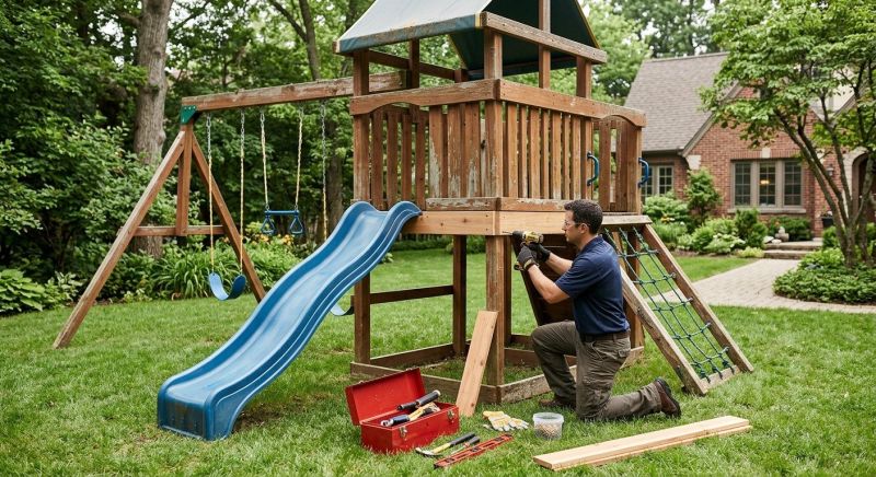 Playset Repair in Kansas City, KS