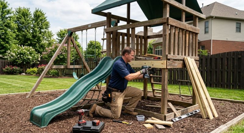 Playset Repair in Kansas City, KS