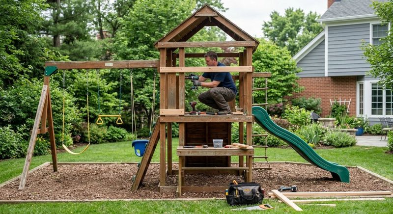 Playset Repair in Kansas City, KS