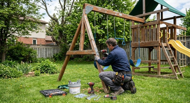 Playset Repair in Kansas City, KS