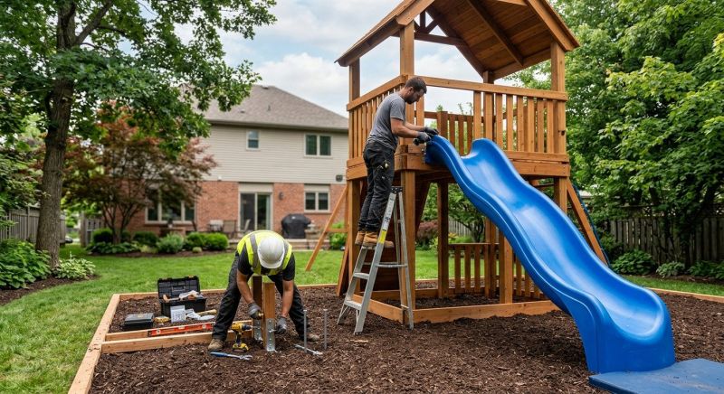 Sliding Board Installation in Kansas City, KS