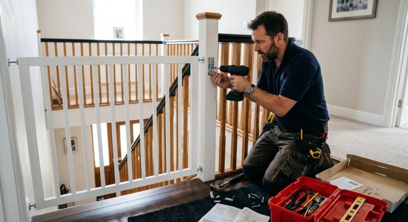 Stair Gate Assembly in Olathe, KS