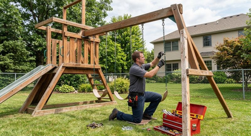 Swing Set Repair in Kansas City, KS