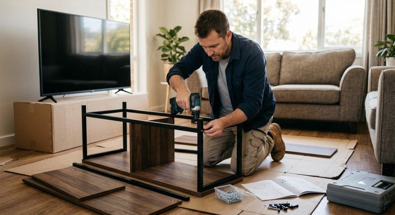Tv Stand Assembly in Overland Park, KS