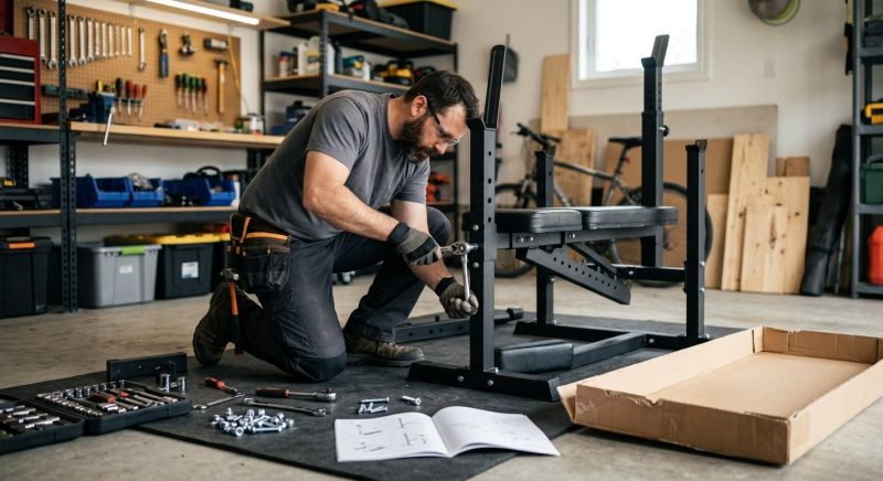 Weight Bench Assembly in Littleton, CO