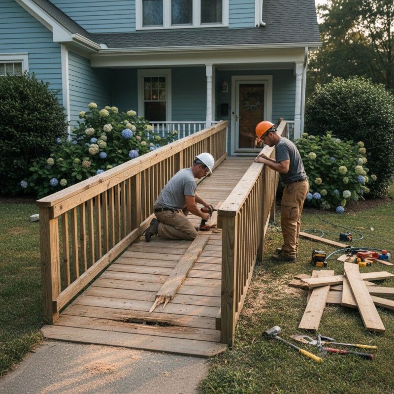 Wood Ramp Repair in Alpharetta, GA