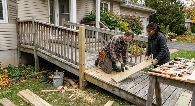 Wood Ramp Repair in Conroe, TX