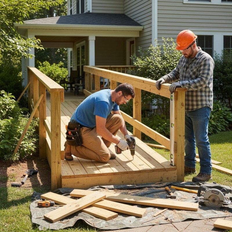 Wood Ramp Repair in Conroe, TX