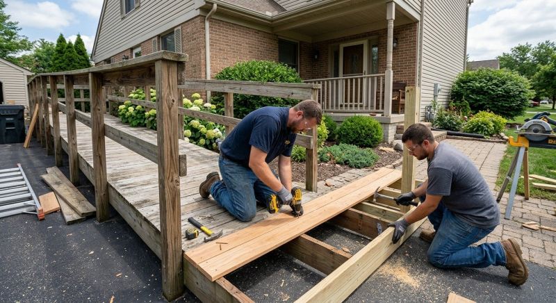 Wood Ramp Repair in Overland Park, KS